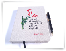 sổ vải in hình theo yêu cầu