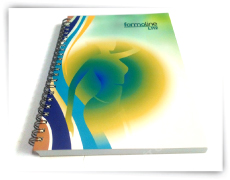làm sổ tay lò xo A5 giấy bìa 350gsm