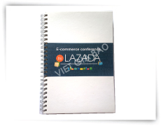 sổ lò xo bìa cứng lazada quà tặng theo yêu cầu