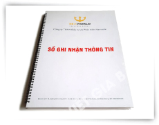 tự thiết kế làm sổ tay lò xo quà tặng cho khách hàng